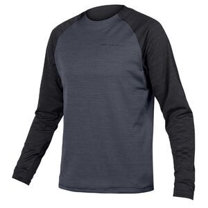 Endura Mens Crew Neck Cycling Jersey / Black